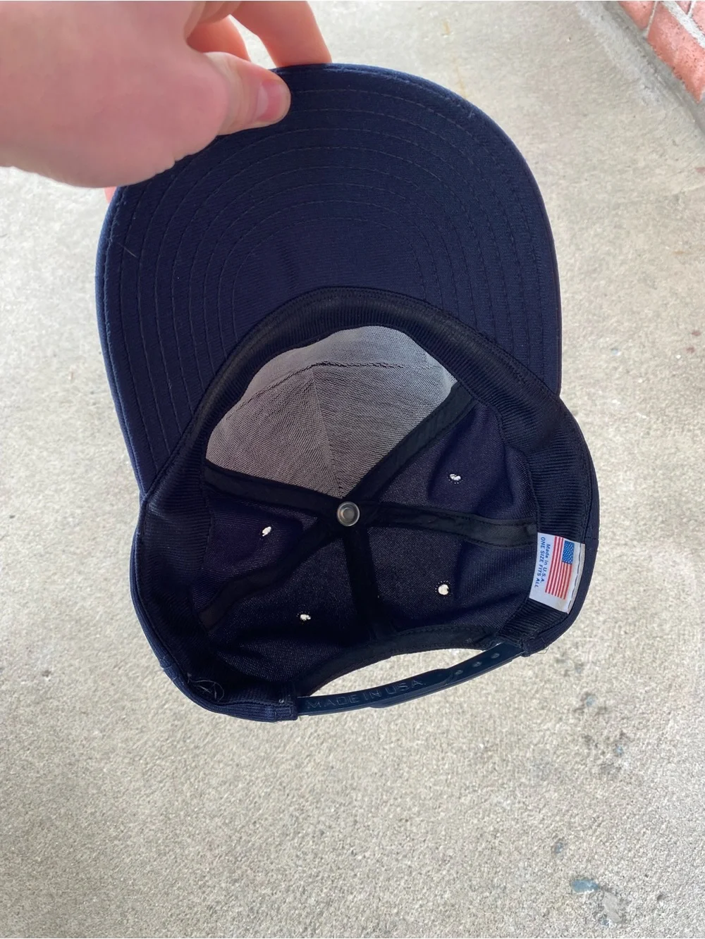90s Navy US Air Force Snapback Cap - Picture 5 of 7